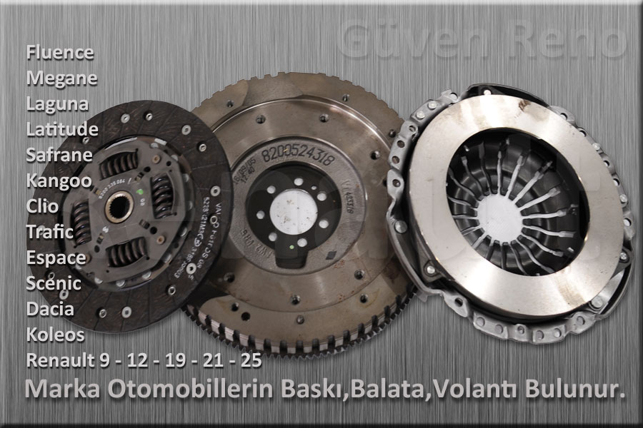 RENAULT SCENİC RX4 ÇIKMA YEDEK PARÇA BASKİ BALATA VOLANT_92A
